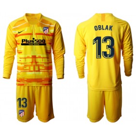 Fotbalový Dres Atlético Madrid Brankářské OBLAK 13 Dětské II 2019/20 Dlouhý Rukáv